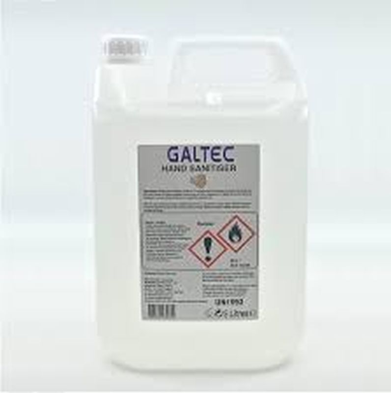 Total Cleaning Supplies Kerry. 5LT GALTEC LIQUID HAND SANITISER