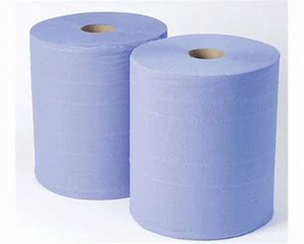 Picture of WR4X 2 ply BLUE WIPER ROLL 400M 40X37CM 1000 sheet (RW6316)