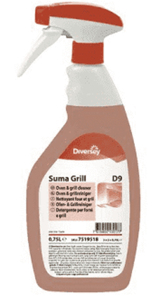 Picture of Diversey Suma Grill D9 Oven Cleaner (6x750ml)