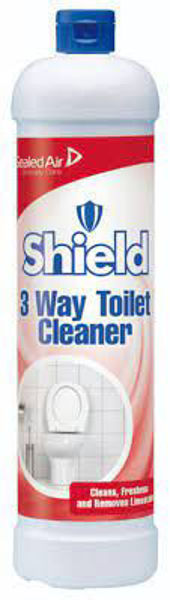 Picture of SHEILD(lifeguard) 3 WAY TOILET CLEANER 1LT