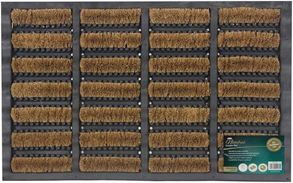 Picture of NIMBUS RUBBER & COIR SCRAPER MAT 40X60CM