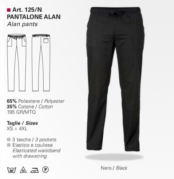 Picture of ALAN PANTS BLACK - LARGE