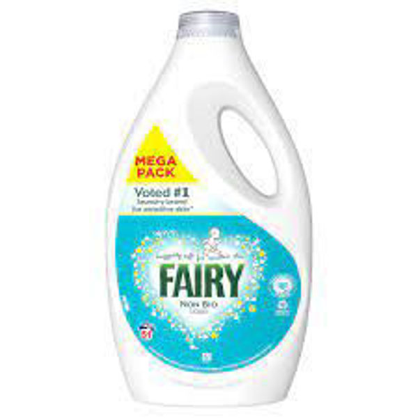 Picture of FAIRY NON BIO LAUNDRY LIQUID 51 WASH 1.785lt