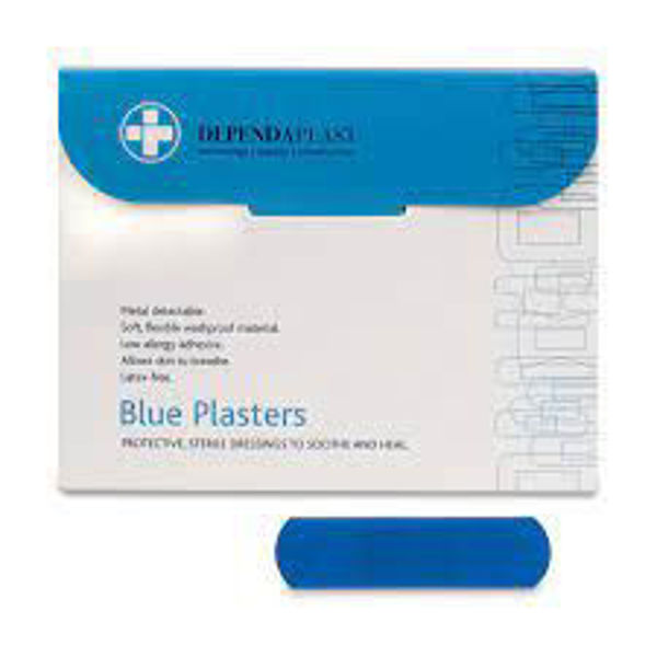 Picture of EC544 BLUE PLASTERS 7.5X 2.5CM (100)