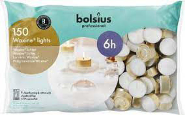 Picture of BOLSIUS 6HR GOLD CUP TEALIGHTS (4X150)
