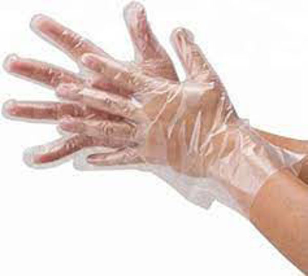 Picture of POLY GLOVES MEDIUM (500)