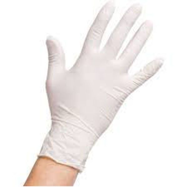 Picture of BODYGUARDS MEDIUM LATEX GLOVES P/FREE (100)