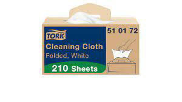 Picture of TORK CLEANING CLOTH HANDY BOX 510172 (210 SHEETS)