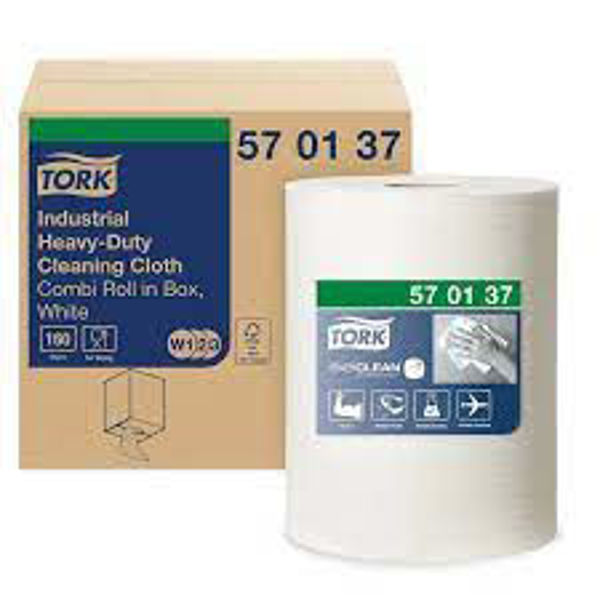 Picture of Tork Industrial Heavy-Duty Cleaning Cloth on roll 570137