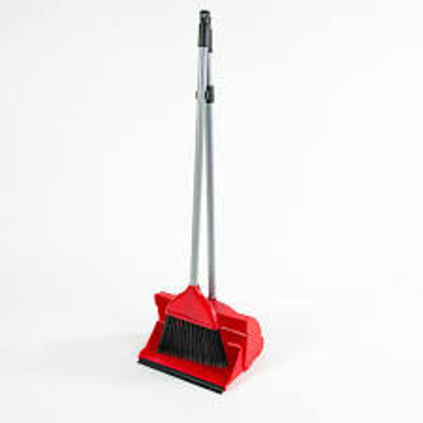 Picture of LOBBY DUSTPAN & BRUSH SET RED