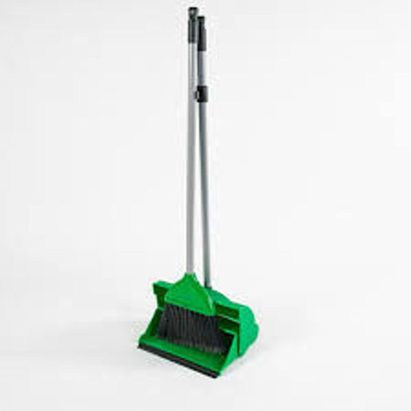 Picture of LOBBY DUSTPAN & BRUSH SET GREEN