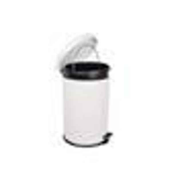 Picture of 3LT WHITE ROUND PEDAL BIN