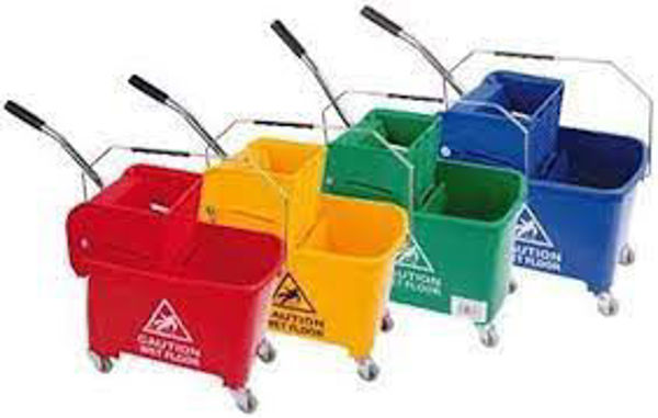 Picture of GREEN COMBO MOP BUCKET AND WRINGER
