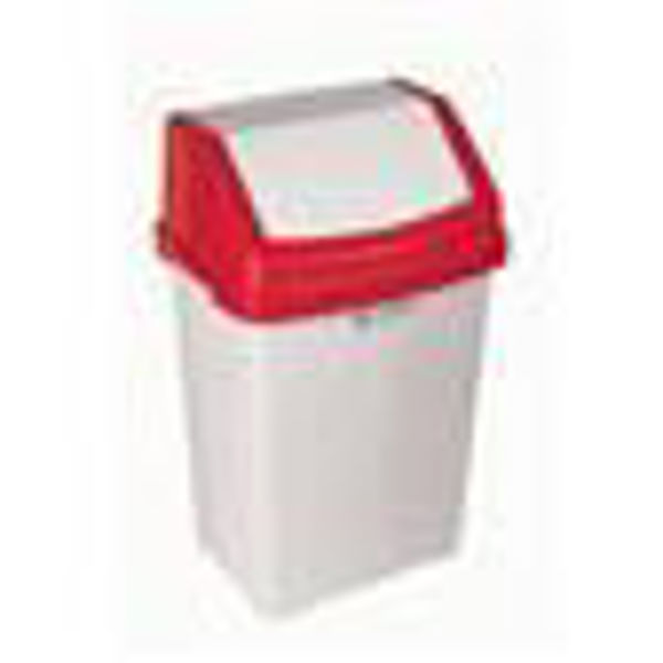 Picture of 50LT SWING BIN WITH RED LID
