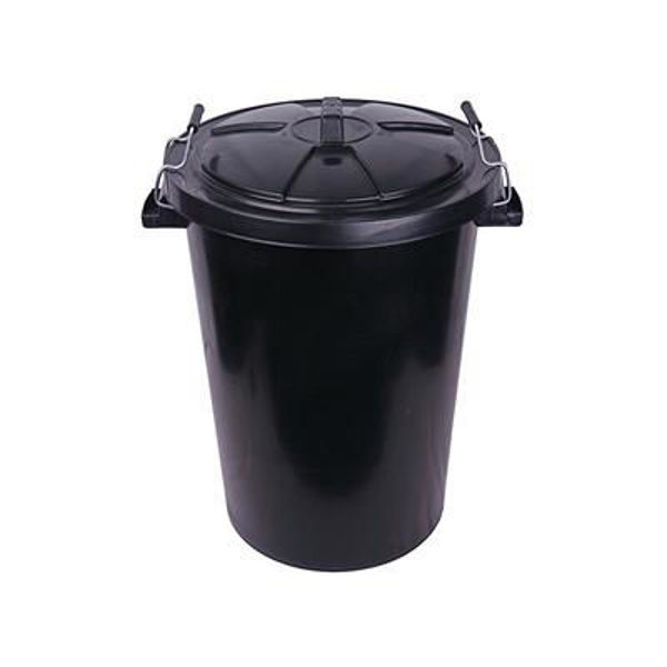 Picture of 90lt Black Waste Bin