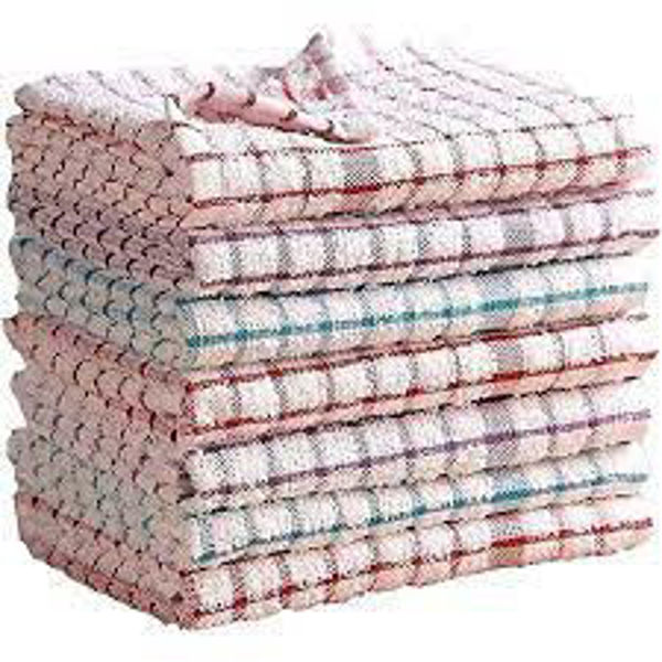 Picture of HEAVY DUTY COTTON TEA TOWEL RED