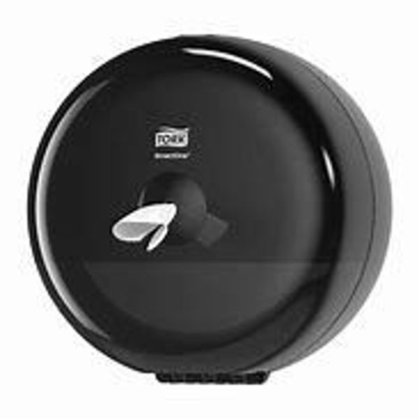 Picture of Tork Smart One Mini Toilet Roll Dispenser Black (681008)