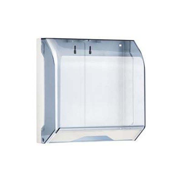 Picture of TRANSPARENT INTERFOLD HANDFOLD TOWEL DISPENSER UTCJPD696