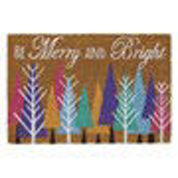 Picture of LATEX COIR MAT-BE MERRY & BRIGHT 40X60CM