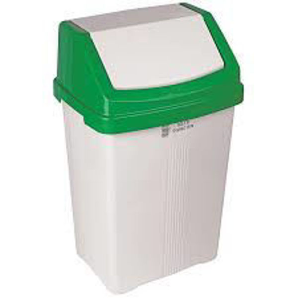Picture of 50LT SWING BIN WITH GREEN LID