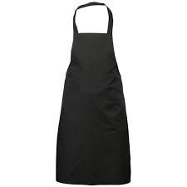 Picture of BLACK BIB APRON