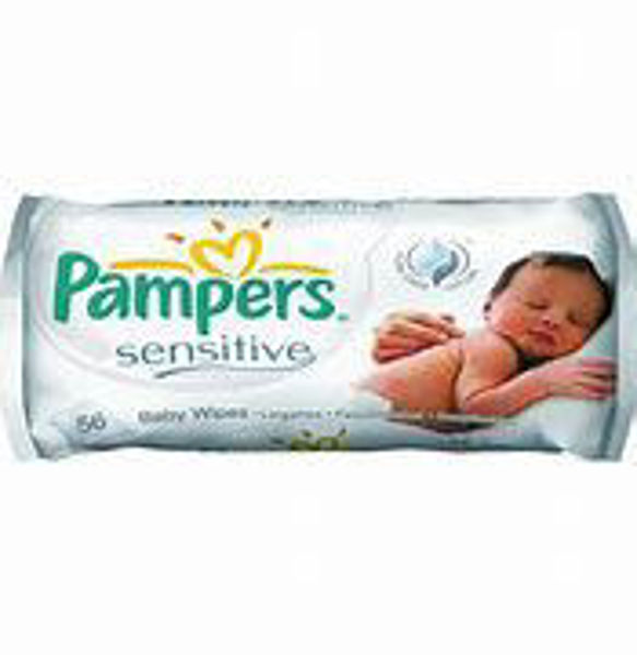 Picture of PAMPERS SENSITIVE BABY WIPES (52)