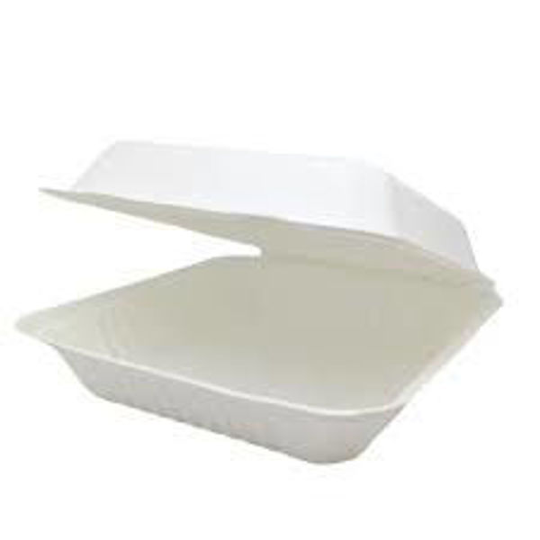 Picture of BAGASSE MEAL BOX 9.25X9" (2X100)