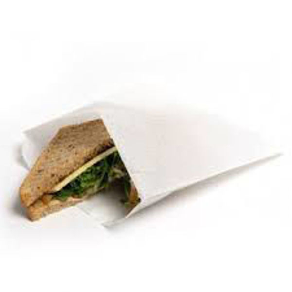 Picture of 2LB WHITE GREASEPROOF BAGS 7X9 "