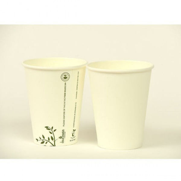 Picture of 12OZ LEAF COMPOSTABLE DOUBLE WALL CUPS (500)