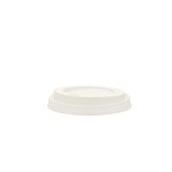 Picture of LIDS FOR 8OZ LEAF COMPOSTABLE DOUBLE WALL CUPS (1000)