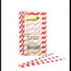 Picture of RED & WHITE 3PLY COMPOSTABLE PAPER STRAW 197MM X 6MM (48X100)