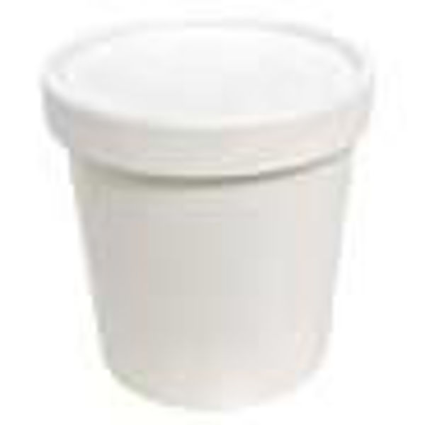 Picture of 12oz White Soup Container & Paper Lid COMBI (250)