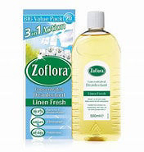 Picture of ZOFLORA DISINFECTANT FRESH LINEN 500ML