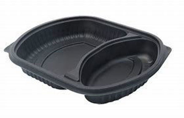 Picture of 36OZ BLK 2 COMPARTMENT MICROWAVE CONTAINERS