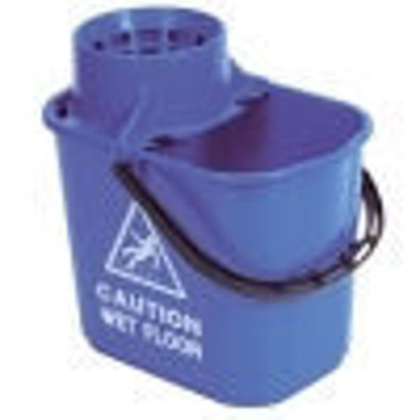 Picture of 15LT SOCKET MOP BUCKET BLUE WITH WRINGER