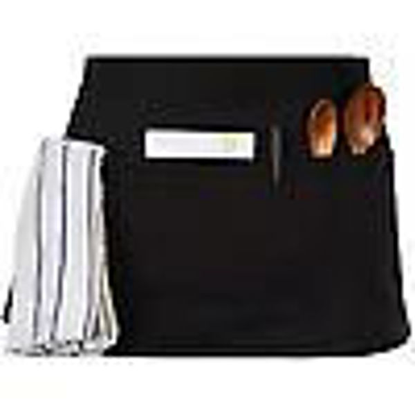 Picture of GIBLORS CHARLIE BLACK SHORT BISTRO APRON