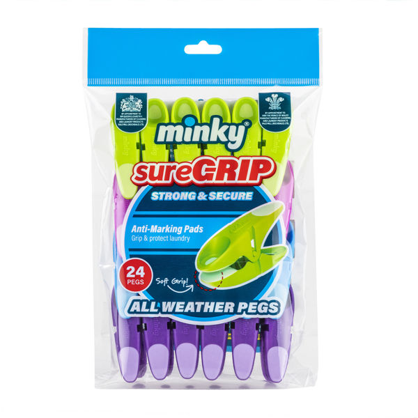 Picture of MINKY SURE GRIP PEGS (24)