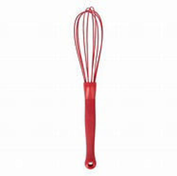 Picture of KITCHENCRAFT COLOURWORKS SILICONE WHISK RED 31CM
