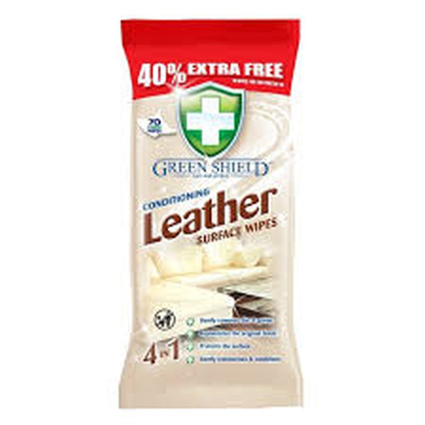 Picture of GREENSHIELD LEATHER CONDITIONER WIPES 70PACK